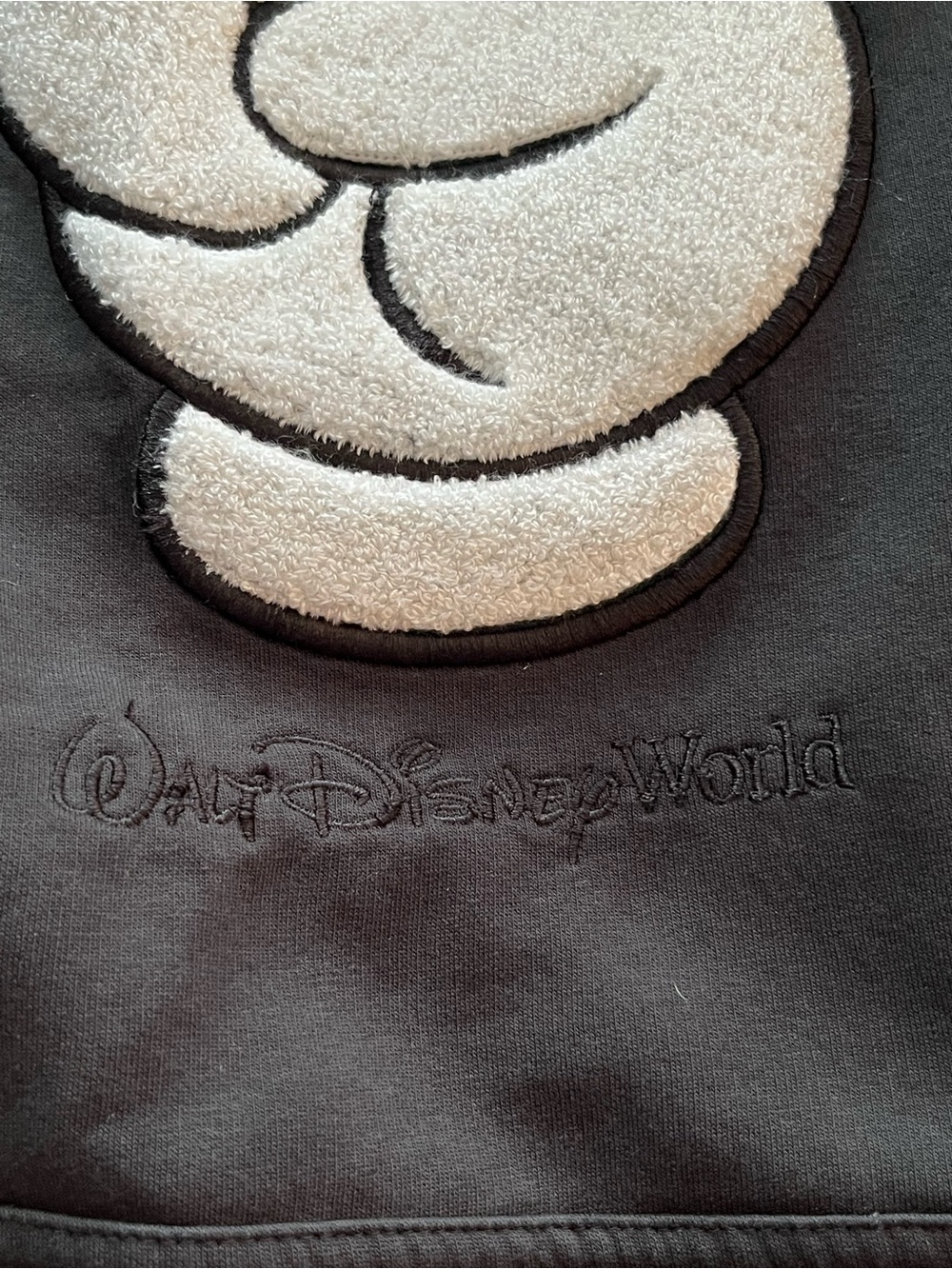 Walt Disney World Mickey Mouse Peace Sign Hooded Sweatshirt SZ XL - Picture 7 of 8